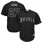 Angels 27 Mike Trout Kiiiid Black 2019 Players' Weekend Player Jersey Dzhi,baseball caps,new era cap wholesale,wholesale hats